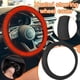 thumbnail image 2 of Funda de volante calefactable, inalámbrica, recargable, con banda elástica de felpa, 12 V, para invierno, para coche de 14,5 a 15 pulgadas., 2 of 7