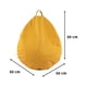 thumbnail image 3 of Pouf Pera Infantil Amarilla Eco Cuero 50x50x50 cm, 3 of 3