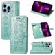 thumbnail image 1 of Funda Cartera FOXDOCK para iPhone 13 ProMax , Flip PU con Relieve de Gatos y Perros, Tarjetero y Soporte, 1 of 6