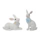 thumbnail image 4 of 2 Piezas Estatuas De Conejo De Pascua Lindas Figuras De Conejo De Pascua Para Oficina Interior Blanco, 4 of 5