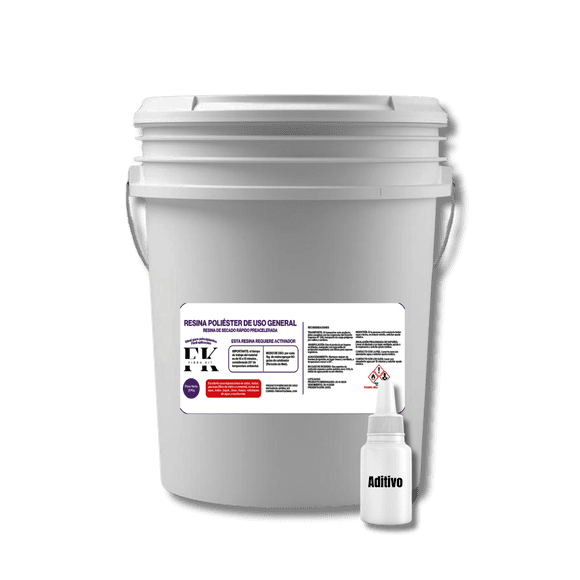 Resina Poliéster Para Piscinas 20kg + Reactivos