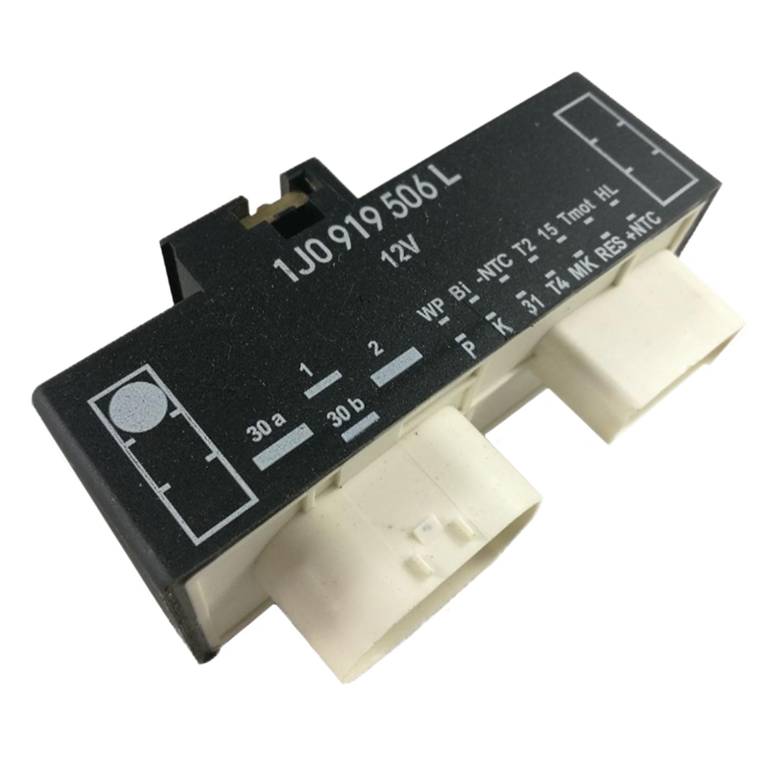 Ioensy - Relé De Interruptor De Control De Ventilador De Refrigeración De Coche 1J0919506L Apto Para Vw Bora Golf 5 6