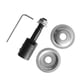 thumbnail image 4 of Eje De Rueda De Molienda Eje De Pulido Eje Roscado Para Rueda De Pelo Rueda De Fibra 12mm 97g, 4 of 5