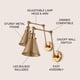 thumbnail image 3 of Lámpara de pared JONATHAN Y 7 Brass Gold Classic Industrial LED, 3 of 9