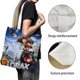 thumbnail image 3 of Lorax Bolso de tela con estampado de lienzo para mujer, bolsa de compras reutilizable y estética, con cremallera interior, regalo para mujer, 35 × 40 cm., 3 of 6