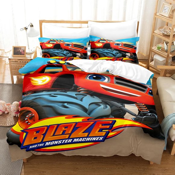 Blaze N Monster Machines Bedding SetDuvet Cover Double Adult Kid Bedclothes Quilt Cover