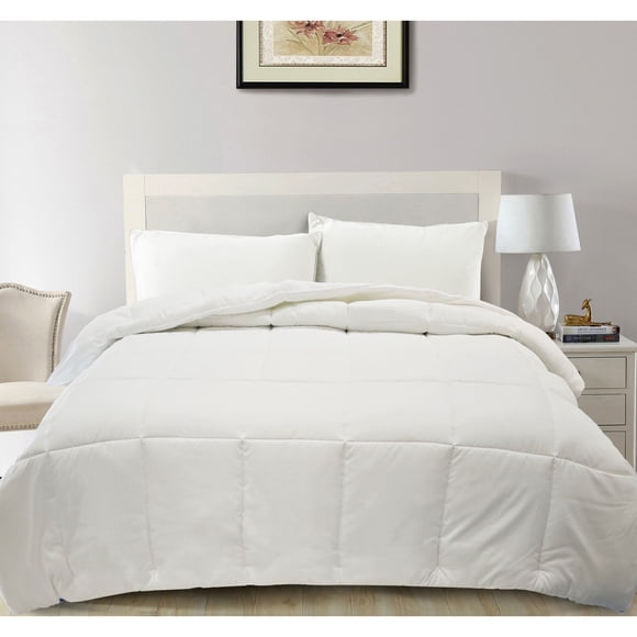 Plumón Blanco Sólido Microfibra 2 Plazas 220 x 240 cm