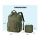 thumbnail image 2 of Mommore Mochila para Extractor de Leche para notebook de 15,6" - Verde, 2 of 3