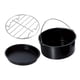 thumbnail image 1 of 3 Accesorios Para Freidora De Aire De Acero Inoxidable, Bandeja Para Pizza Para Barbacoa, Cocina Para Hornear, 8 Pulgadas, 1 of 5