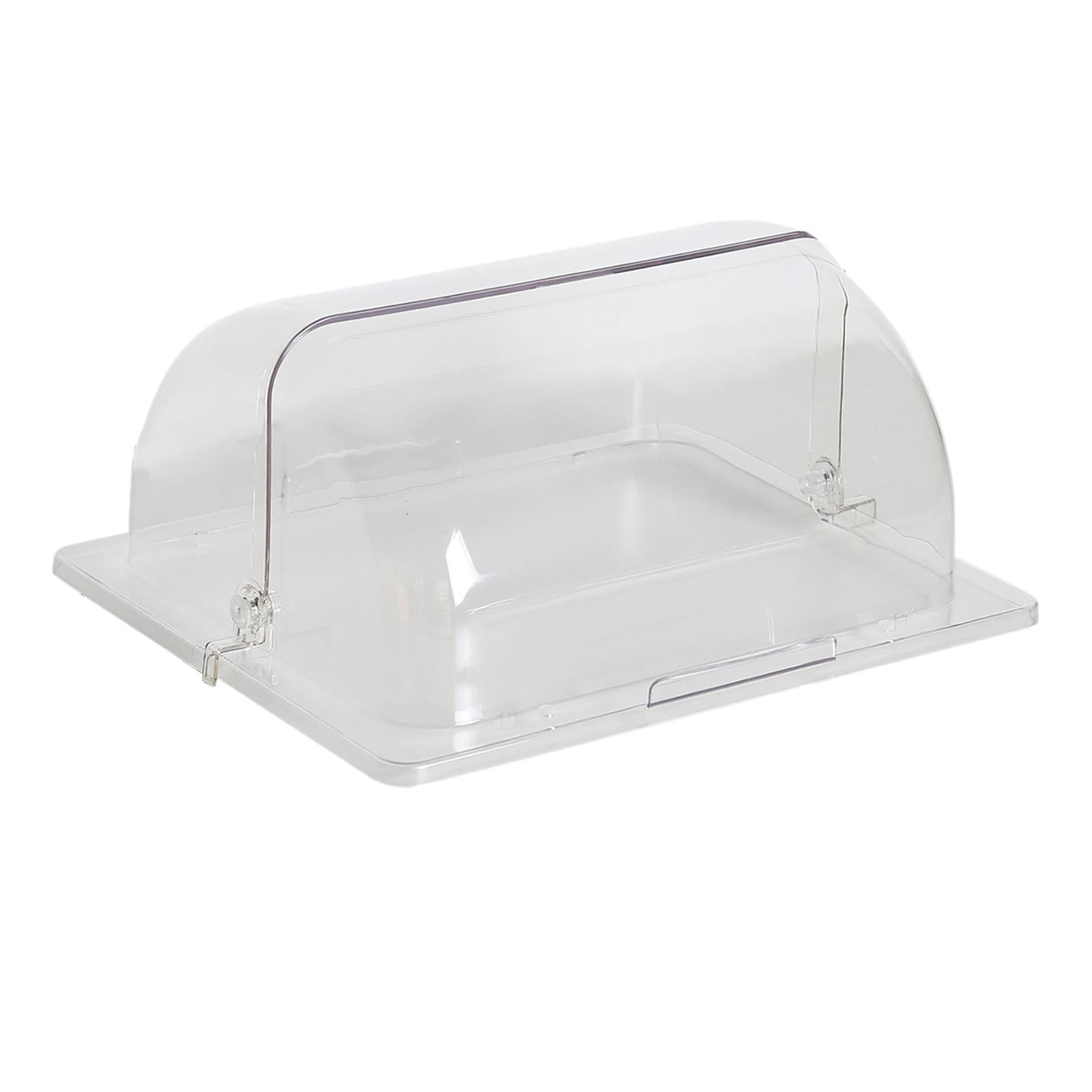Magideal - Tapa De Cesta Para Alimentos, Tapa Rectangular A Prueba De Polvo, Cúpula De Plástico Para Placa De Panadería, Tapa, Tienda De Campaña Para Bodas, Enci 34cmx27cmx15cm