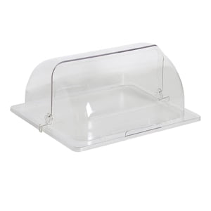 Magideal - Tapa De Cesta Para Alimentos, Tapa Rectangular A Prueba De Polvo, Cúpula De Plástico Para Placa De Panadería, Tapa, Tienda De Campaña Para Bodas, Enci 34Cmx27Cmx15Cm