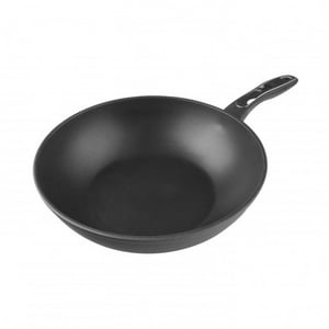 Wok Aluminio Fundido Antiadherente 28Cm Negro Induplus Ibili