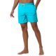 thumbnail image 4 of INSPIRE CHIC Pantalones Cortos de Playa para Hombre de Verano con Cintura Elástica y Cordón, Forro de Malla, Sólidos, Talla 28, Azul Claro, 4 of 6