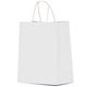 thumbnail image 1 of Bolsas de regalo Qutuus White Paper, 25 unidades, 20 x 11,5 x 25 cm, con asas, 1 of 8