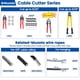 thumbnail image 4 of Cortacables Muzata CT15 para cable de acero inoxidable de 5/32", 4 of 5