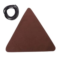 Ioensy - Lona Camping Triángulo Taburete Paño Viaje Senderismo Jardinería Mochilero Marrón