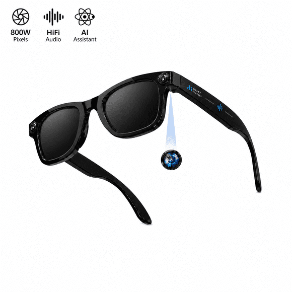 Lentes Inteligentes G5 Cámara 8MP Bluetooth Audio y Asistente de Voz IA