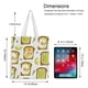 thumbnail image 5 of Toast Bread Bolso de tela con estampado de lienzo para mujer, bolsa de compras reutilizable y estética, con cremallera interior, regalo para mujer,40*40cm., 5 of 6