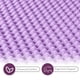 thumbnail image 4 of Cubrecolchón MLILY de espuma viscoelástica de 3 pulgadas con aroma a lavanda, 4 of 7
