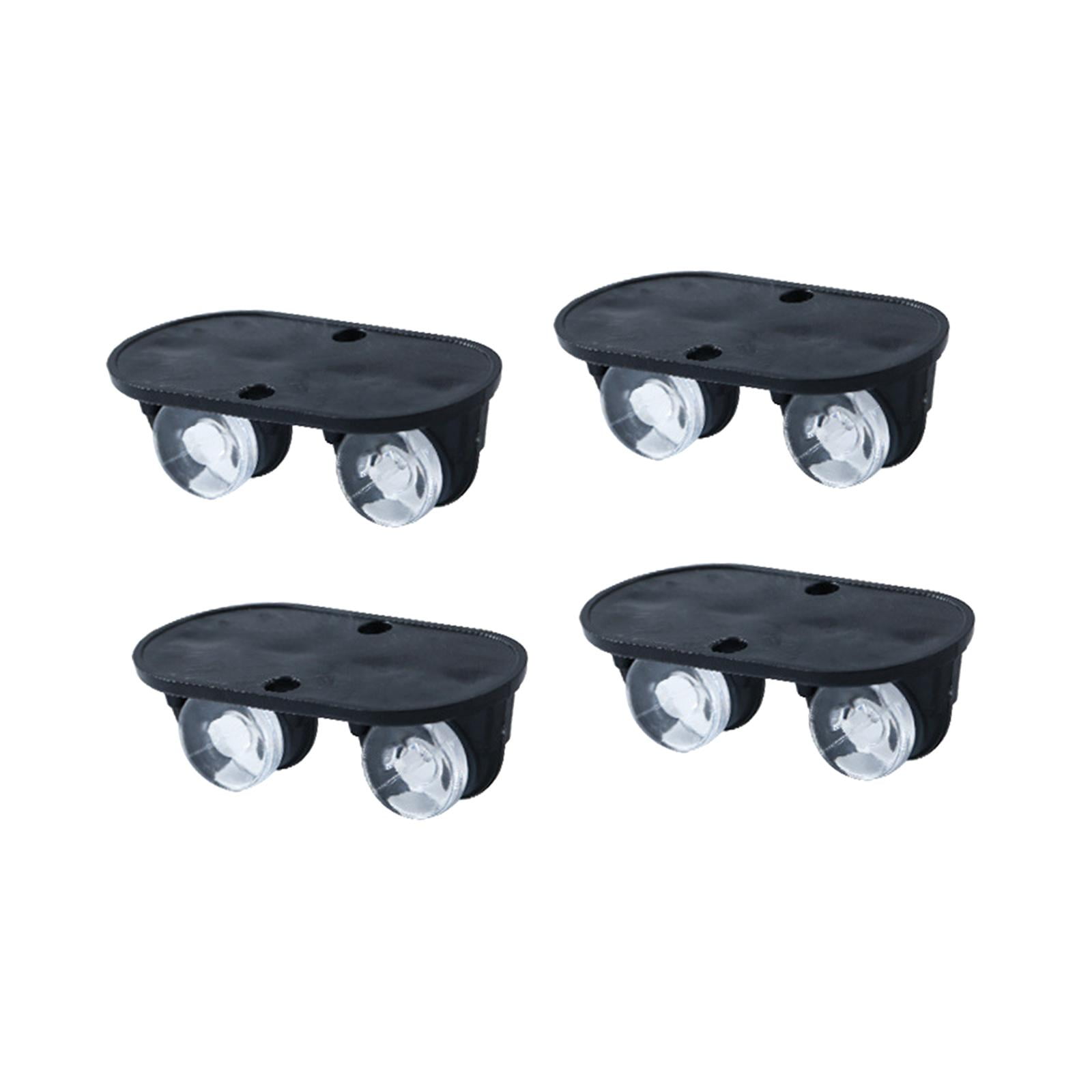 Ioensy - Ruedas Giratorias De 4 Piezas Universales Para Contenedores De Muebles Y Electrodomésticos Inferiores