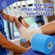 thumbnail image 5 of Cinta adhesiva preenvuelta OK TAPE, 4 rollos, 110 m, 7 cm, azul, 5 of 8
