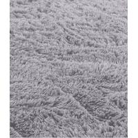 Genérico - Alfombra Peluda Grande 2X2.4 M Gris