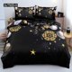 thumbnail image 1 of x2302 Bed Sheets Floral Bedding set Duvet/Quilt/Comforter Cover sets Flower Bed Linen Merry Christmas Design Custom Full Size 3-Piece Bedding Set (1 Duvet Cover + 2 Pillow Shams) nj2302, 1 of 5