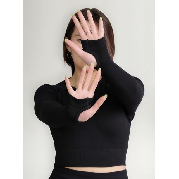 Polera deportiva Mujer entrenamiento sin costuras