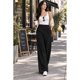thumbnail image 3 of Pantalón Palazzo Mujer Algodón Cintura Elasticada Con Lazo, 3 of 6