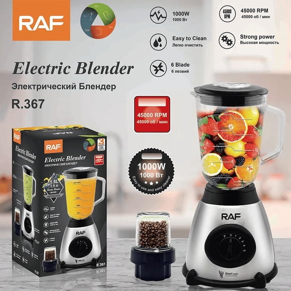 Licuadora Juguera+moledor de Cafe Raf r367