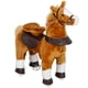 thumbnail image 1 of Caballito Mecedor Qaba Pony de Peluche con Ruedas y Sonido de Relincho, 1 of 9