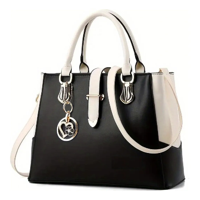 Elegante Cartera Belug Bolso Para Mujer Hombro Mano Color Negro Blanco