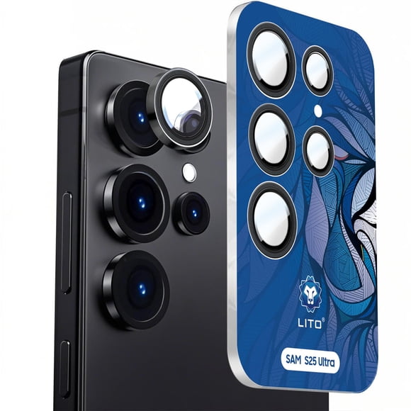 Protector de lente LITO para Galaxy S25 Ultra Titanio negro