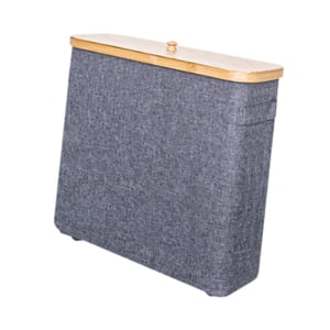 Bothyi - Cesta De Almacenamiento De Papel Higiénico Cesto Para Ropa Cesto Para Pañuelos Organizador De Papel Higiénico Gris