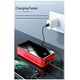 thumbnail image 3 of Cargador Portátil Power Bank 50000 mAh 3USB Tipo C Lightning linterna Rojo para carga diaria, 3 of 3