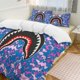 thumbnail image 1 of Irregularly Blue Bape Shake Camo Comforter Set Soft 3 Pcs Twin Bedding Sets Thicken for All Season, 1 of 5