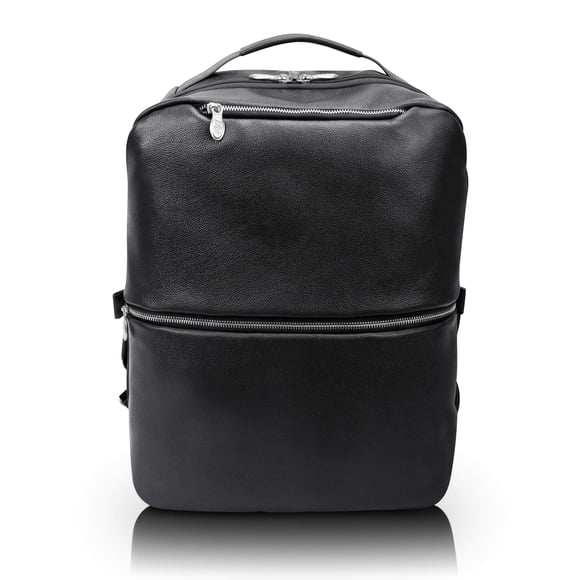 Mochila McKlein East Side para portátil y tableta 2 en 1 de 17 pulgadas, negra