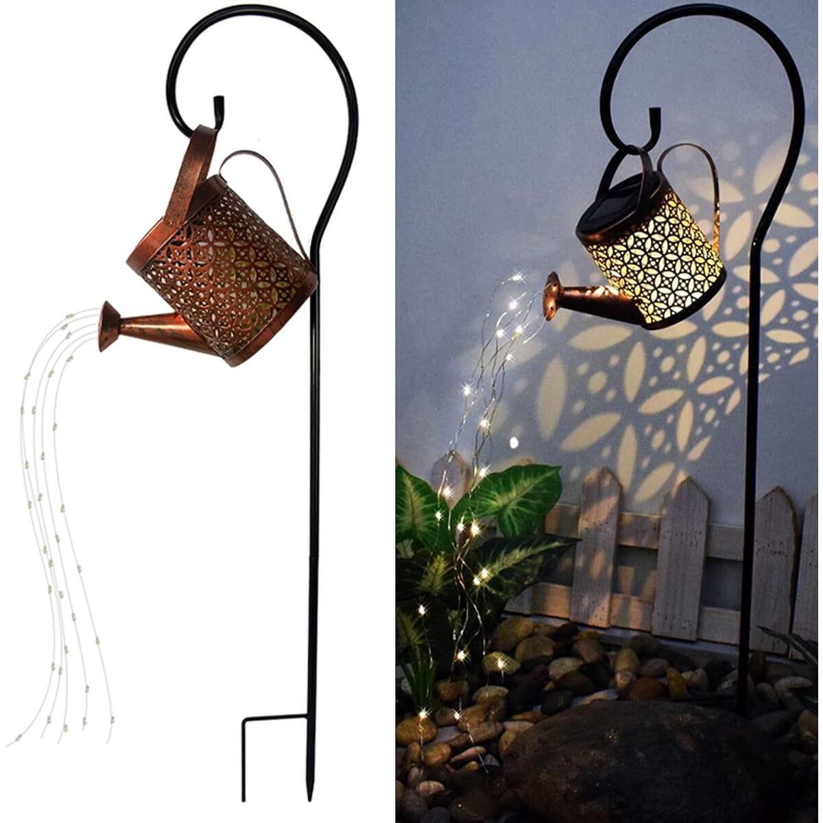 Farol Solar Merrytech Regadera Led Jardín Ip44