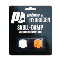 Antivibrador Prince Calavera Blanco/Naranjo