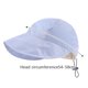 thumbnail image 2 of Sombrero reversible 2 en 1 de ala ancha para mujer con protección UV para playa y golf, 2 of 5