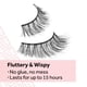 thumbnail image 4 of Eyelashes Eylure, prepegadas, con textura ligera y tenue, número 117, paquete doble, 4 of 7