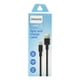 thumbnail image 2 of Cable Usb Usb-a 3.0 A Usb-c 3amp/1m Negro Philips Dlc3001ab, 2 of 2
