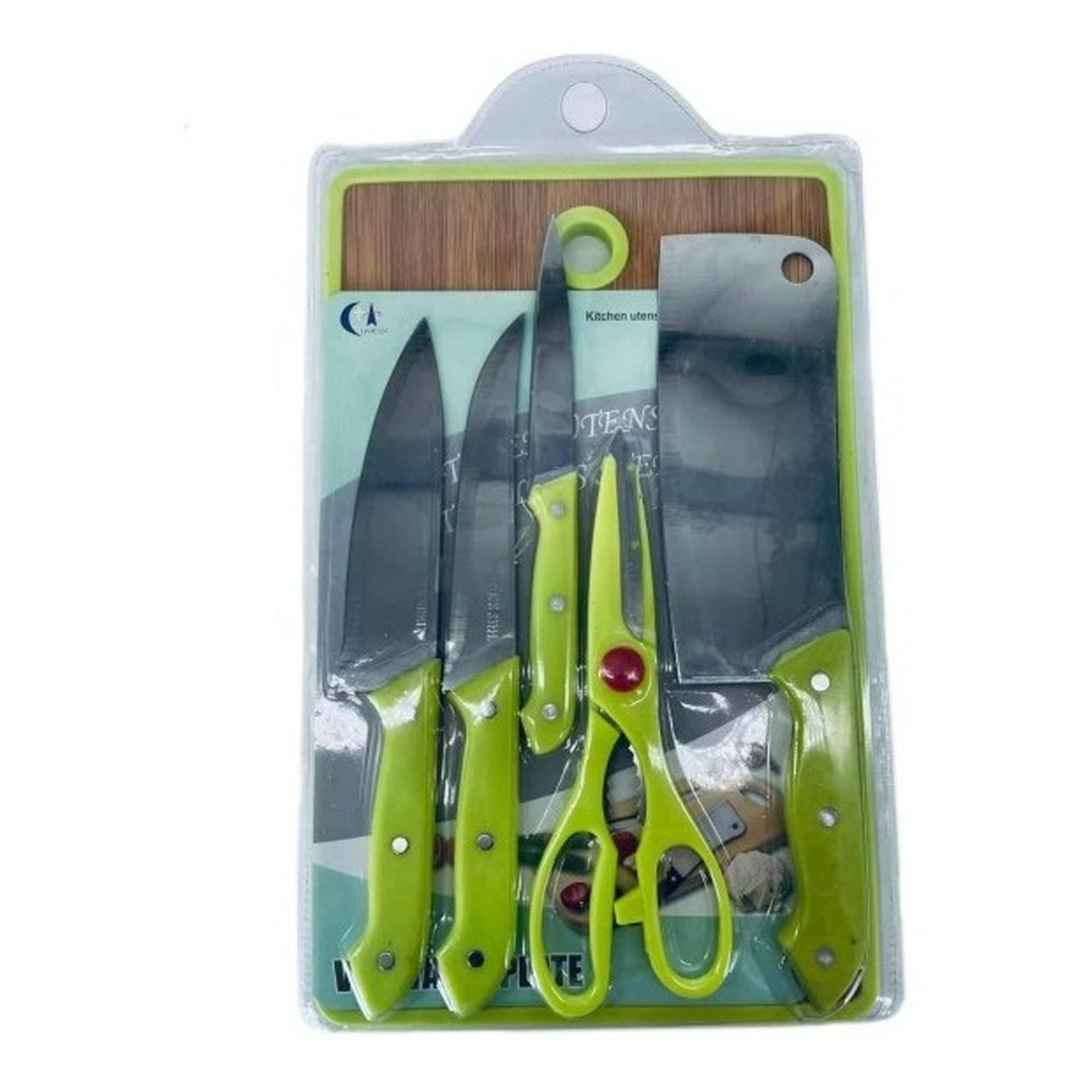 Genérico - Set Utensilios Cocina Tijera Cuchillo