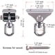 thumbnail image 2 of Perchas Giratorias Silent Heavy Duty Paquete De 2 Unidades De Acero Inoxidable, 2 of 7