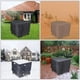 thumbnail image 5 of Funda cuadrada para mesa de fogata a gas, impermeable, resistente al viento y a los rayos UV, ideal para muebles de patio., 5 of 5
