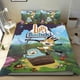 thumbnail image 1 of Lupi y Baduki Conjunto de sábanas temático, trío de piezas, cómodo y amigable con la piel, diseño único, regalo de decoración para el hogar para familiares, amigos y fans,135cm *200cm, 1 of 6