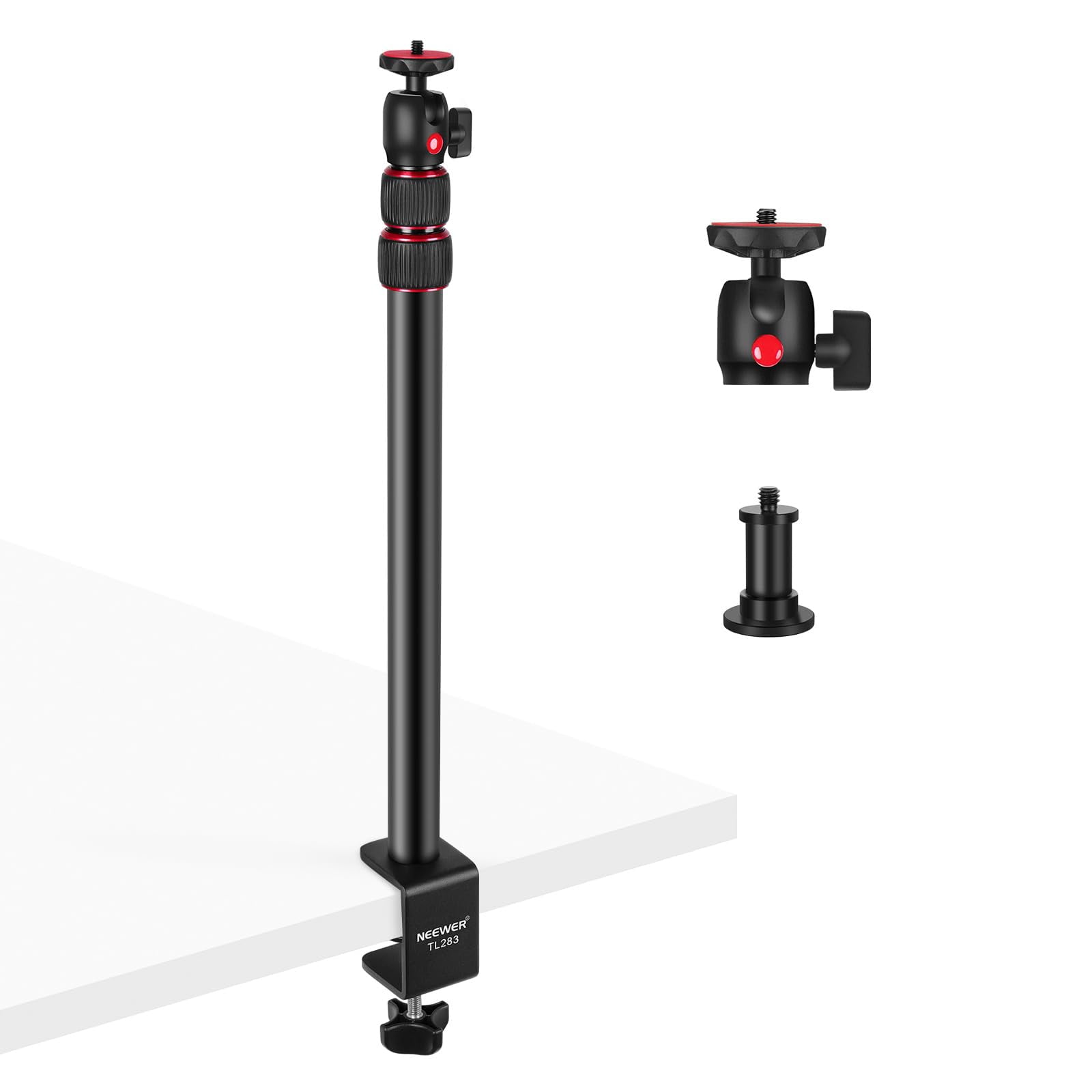 Soporte De Escritorio Para Cámara Neewer Tl283, Extensible, 43-102 Cm, Rojo
