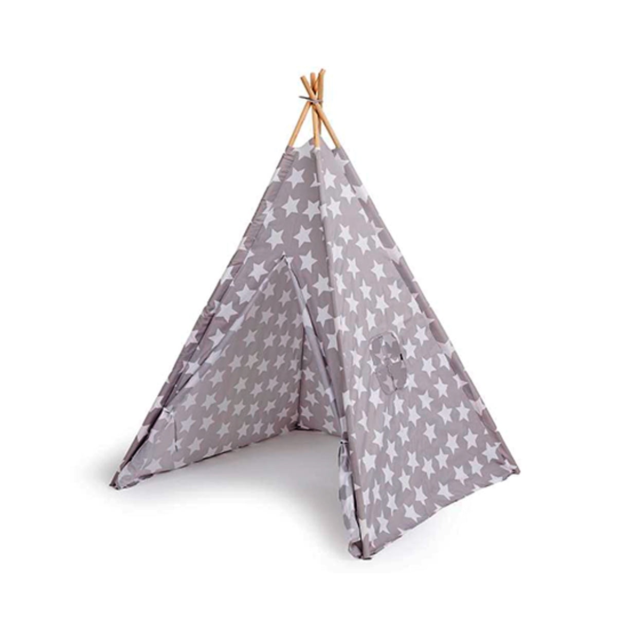 Genérico - Carpa Infantil Casa India Estrellas Gris - Re1133w/s/f