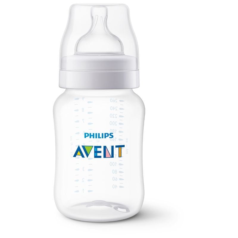 Mamaderas 260ml Classic+ B Transparente Avent