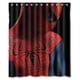 thumbnail image 1 of Cortina de ducha de Spider-Man con ganchos, tamaño 60 x 72 pulgadas, 1 of 3